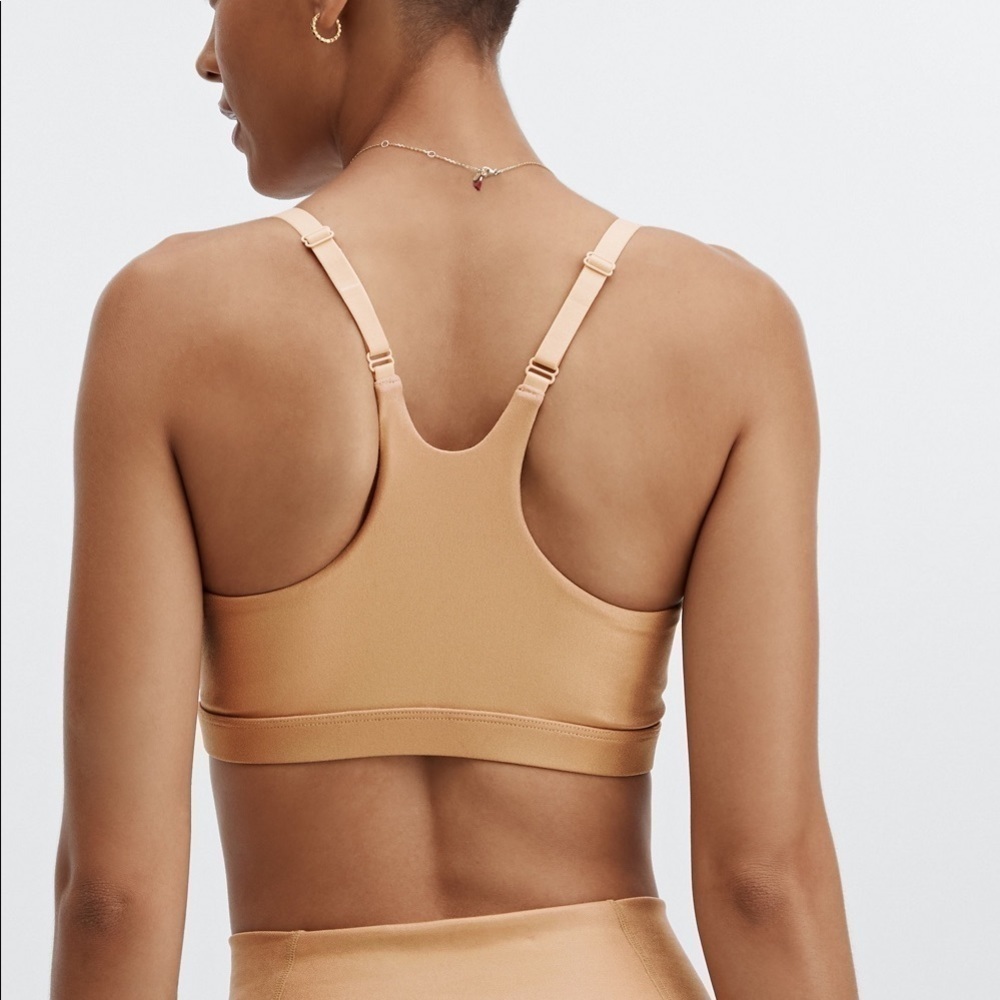 Fabletics Iridescent Desert 7/8 Luxe Legging + Gia Bra SET - Picture 5 of 10